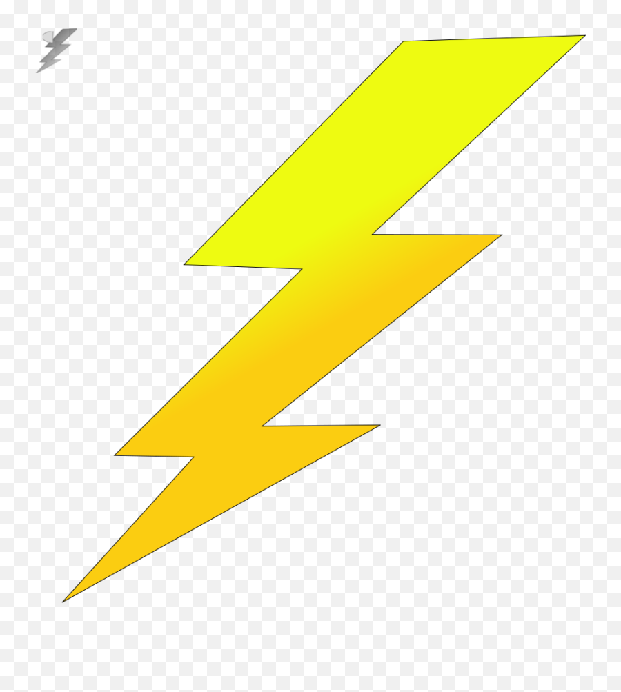 Lightening Bolt Png Svg Clip Art For - Orange Lightning Bolt Emoji,Man Sunglasses And Lightningbolt Emoji