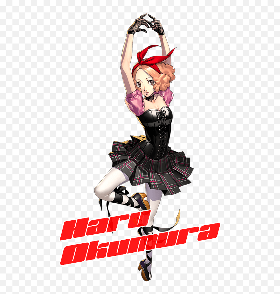 Persona 5 Dancing In Starlight - Haru Okumura Persona 5 Dancing Star Night Emoji,Dancing & Singing Emoticon