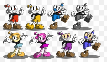Aleex2209 - Mii Fighter As Cuphead And Mugman Emoji,Emoji Movie Subreddit