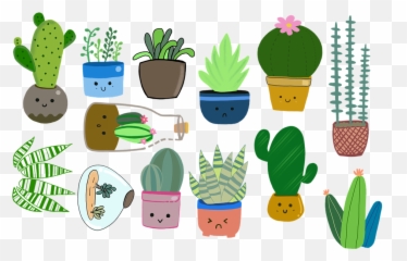 Free Photo Houseplants Cacti Succulents - Gambar Tanaman Hias Kartun Emoji,Plants Emotions Art