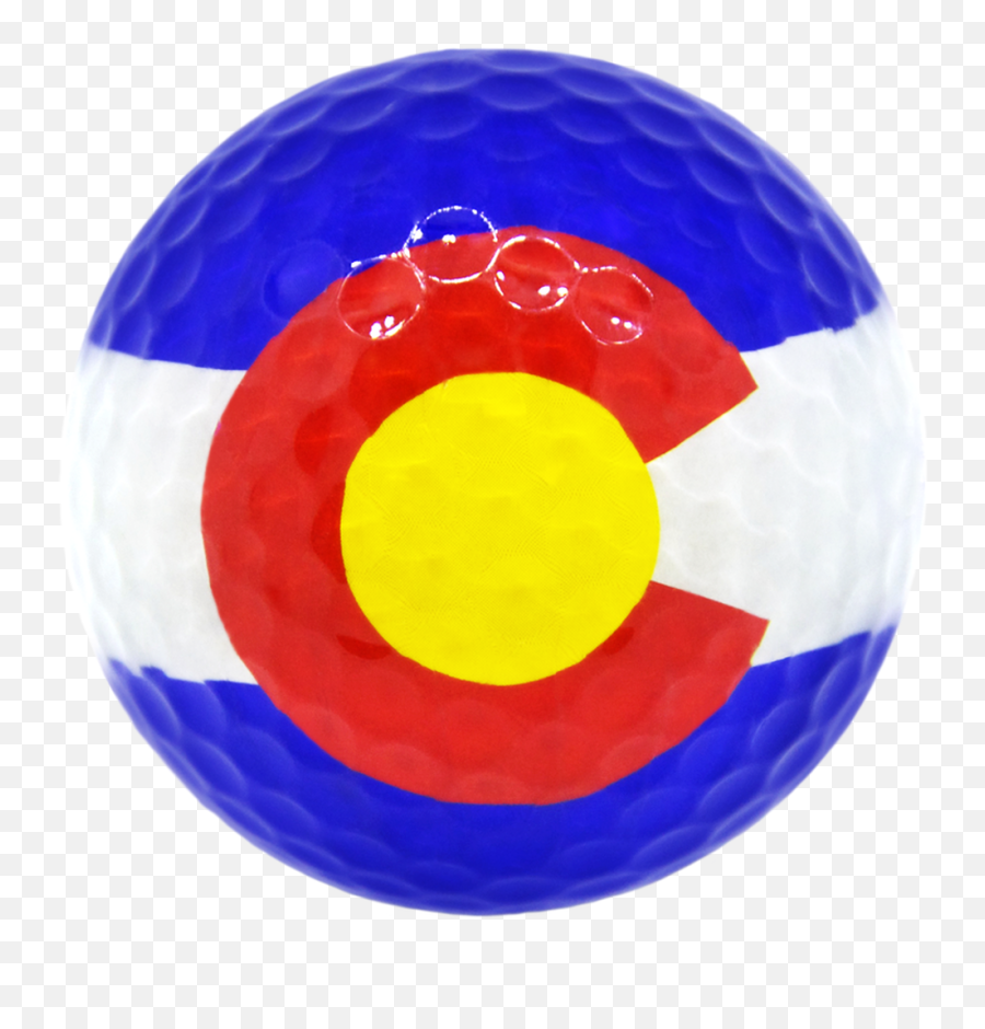 Golf Balls - I Love Colorado Colorado Flag Wrap U0026 Columbine Flower Sleeve 3pack For Golf Emoji,Smiley Face On Golfball Emoticon