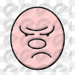 Frown Picture For Classroom Therapy Use - Great Frown Clipart Dot Emoji,Classroom Boards With Emojis
