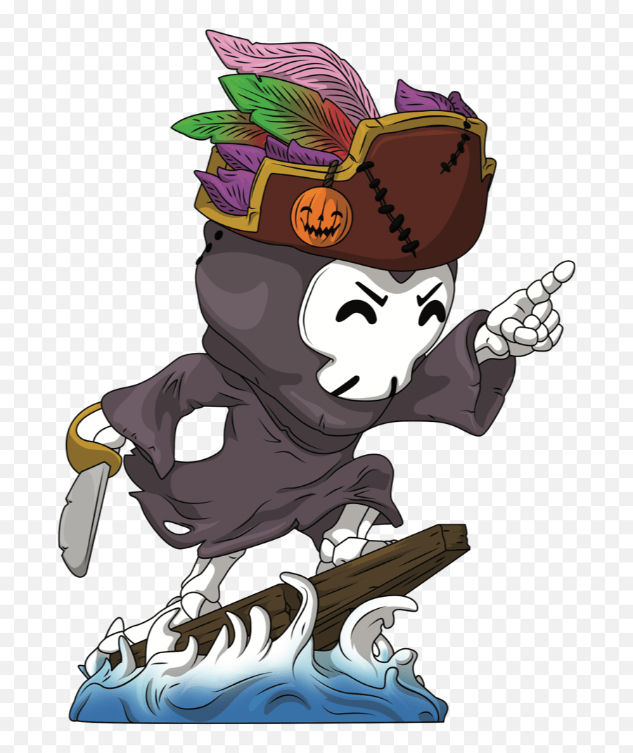Welyn Pirate The Youtooz Wiki Fandom - Welyn Reaper Emoji,Gritted Teeth Emoji'