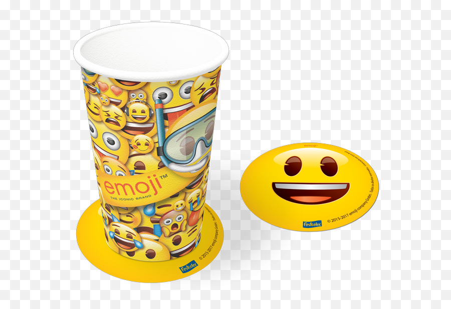 Porta Copos Emoji C8 - Festta Disposable Cup,C Emoji