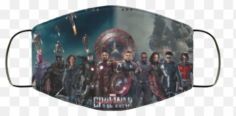 Captain America Civil War Face Mask - Captain America Civil War Emoji,Captain America Civil Ware Emojis
