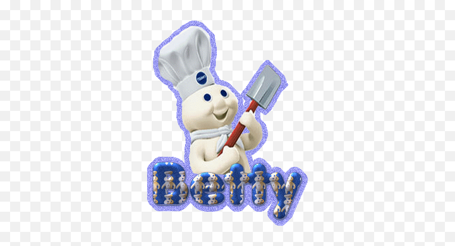 Betty Name Graphics And Gifs - Spatula Emoji,Pillsbury Doughboy Emoticon