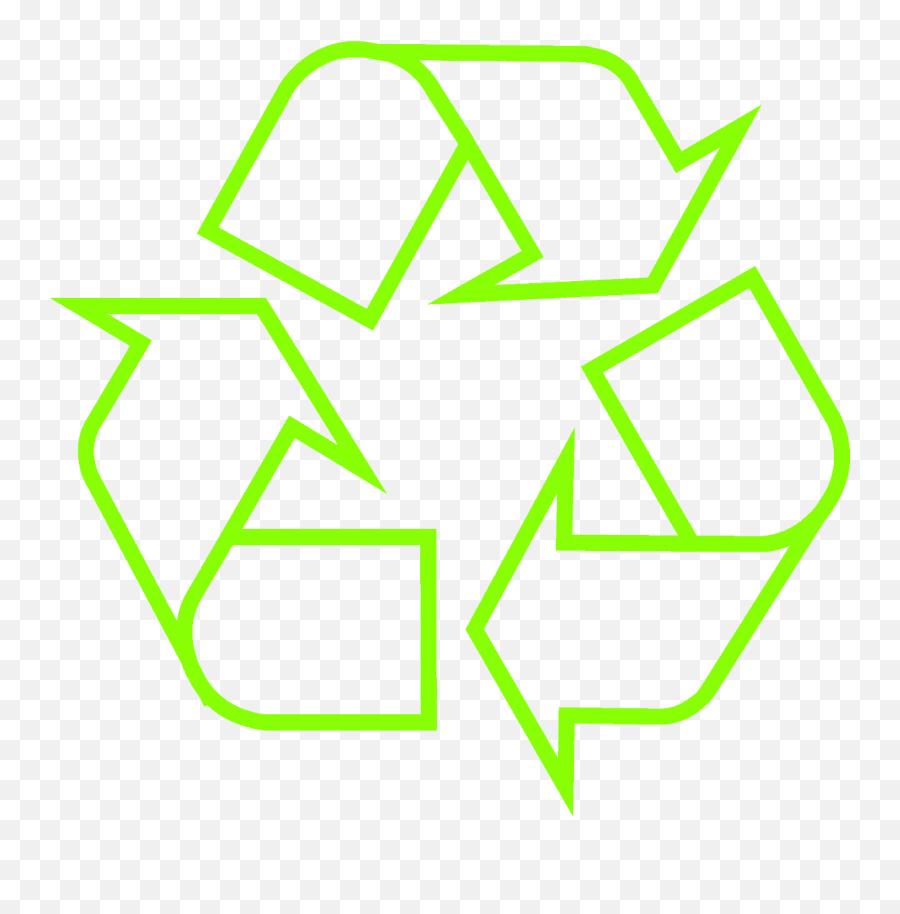 Recycling Symbol - Card And Paper Recycling Emoji,Recycling Emojis With A Blue Background