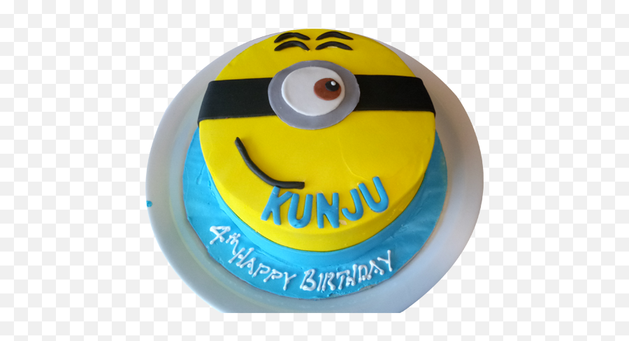 Minion Cake 1kg - Happy Emoji,Minion Emoticon