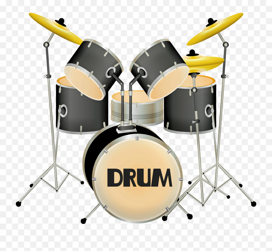 Musical Instruments Horn Drum - Free Image On Pixabay Drum Kit Clipart Emoji,Saxophone Emoticon Clipart For Texting