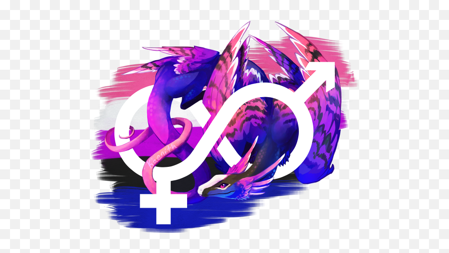 Lgbtqia Pride Dragons By Kaenith Writing Dragons - Pride Dragons Emoji,Emotion Art Abstract Pride