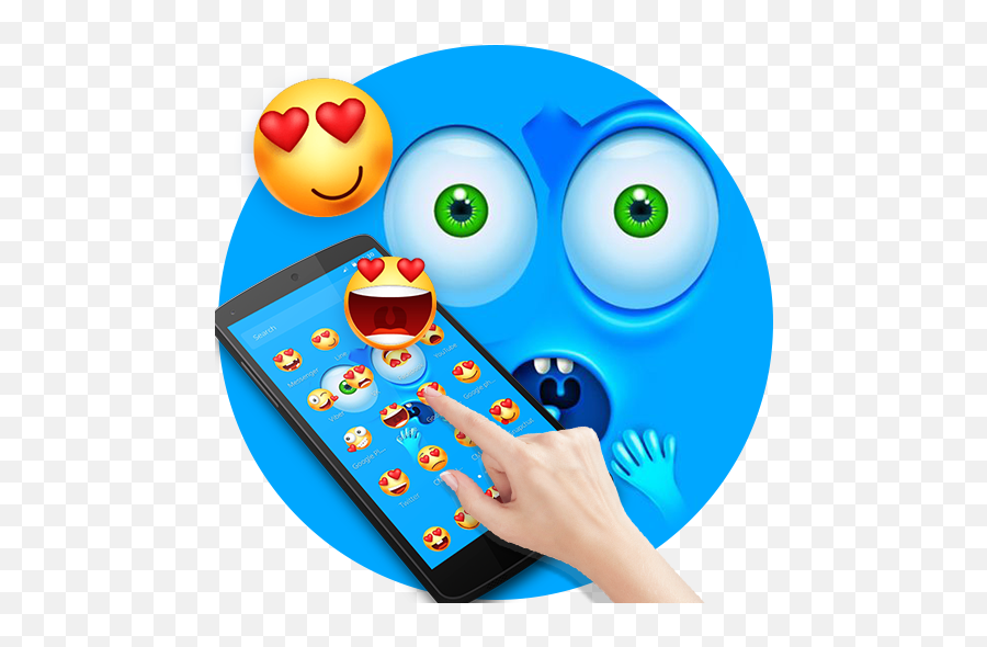 Ocean Blue Smiley Emoji Theme Apk 112 - Download Apk,Blueb Emoji