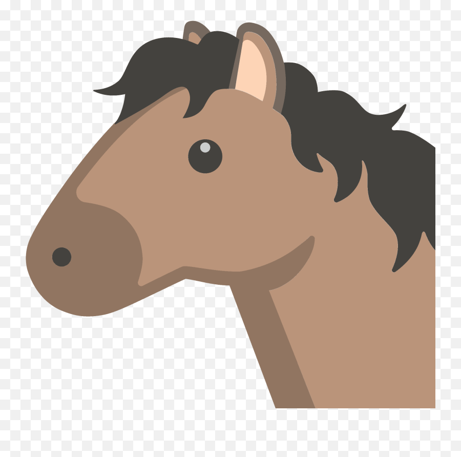 Horse Face Emoji - Horse Emoji,Pony Emoji