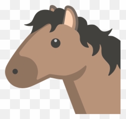 Horse Face Emoji - Horse Emoji,Pony Emoji
