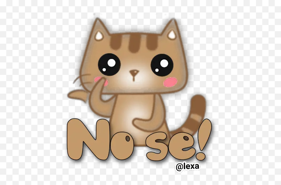 Sticker Maker - Brown Cat Emoji,Cat Nose Emoticon