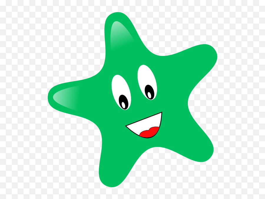 Happy Starfish Round Ornament Clipart - Full Size Clipart Emoji,Sassy Dancing Emoticon