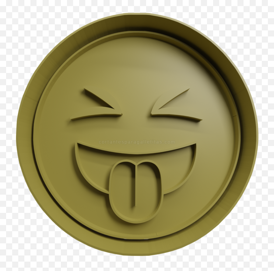 Emoticón Carita Sonriendo Con Lengua - Happy Emoji,Thanos Emoji