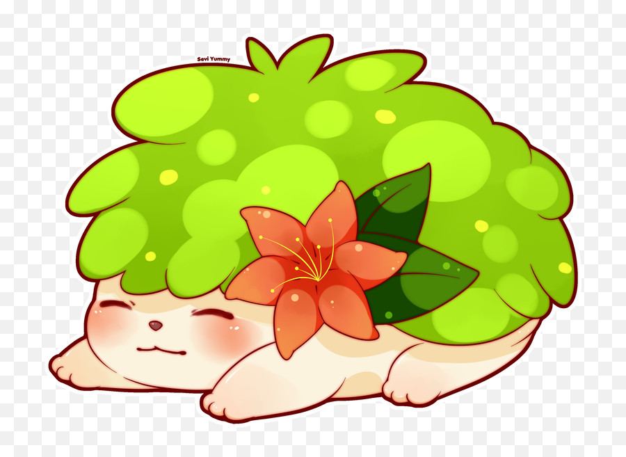 Pokemon Shaymin Sticker By Franzi Emoji,Pokemnon Emojis