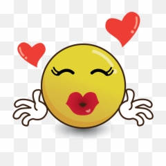 Vidio Gummy Vidio Stickers For Whatsapp Emoji,Flying Kiss Emoji