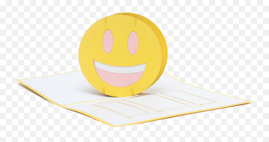 Emoji Pop Up Card Collection - Happy,Red Card Emoji