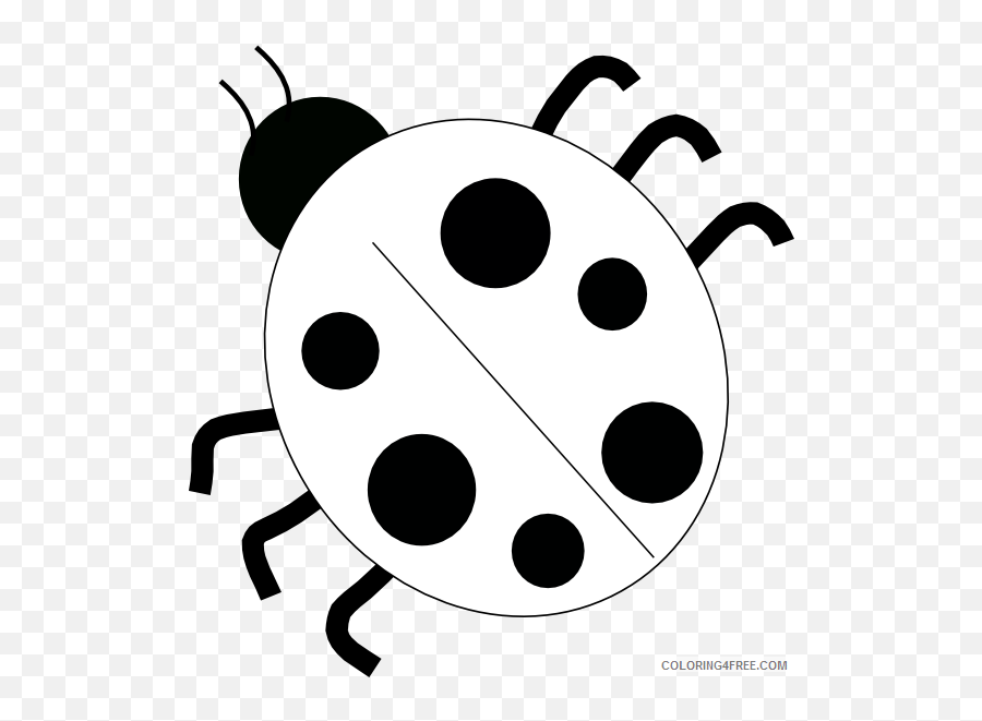 Ladybug Outline Coloring Pages Ladybug Printable - Ladybug Clip Art Emoji,Sleep Ant Ladybug Ant Emoji