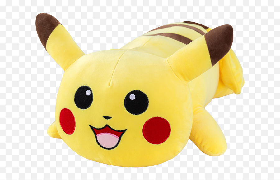 Pikachu Doll Large Pikachu Plush Toy Accompany You To Sleep - Happy Emoji,Emoticon Plush