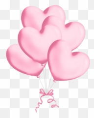 Valentine Love Hearts Pink Sticker - Balloon Emoji,Pink Heart Emoji Balloons