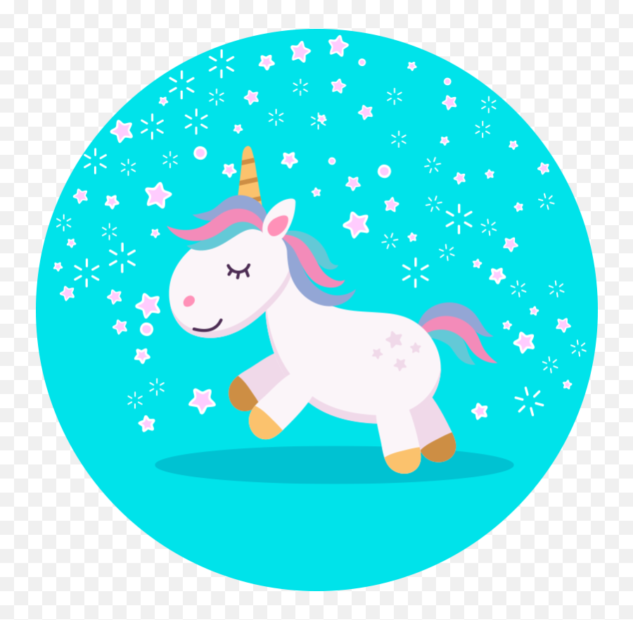 Happy Unicorns Kids Vinyl Carpet - Mythical Creature Emoji,Unicorn Emoji Transparent Background