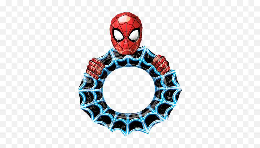 Spiderman Inflatable Photo Frame - Happy Birthday Spiderman Frame Png Emoji,Spiderman Emoji