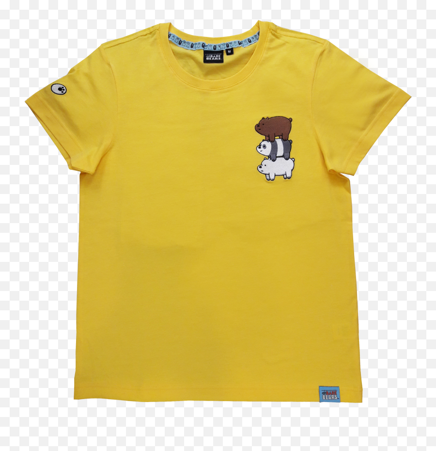 We Bare Bears Ladies Graphic T - Human Height Emoji,Bear Emoji Shirt