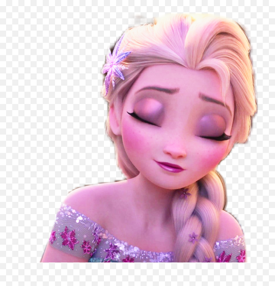 Elsa Jelsa Frozen Frozenfever Sticker - Frozen Elsa Pink Png Emoji,Frozen Fever Emoji