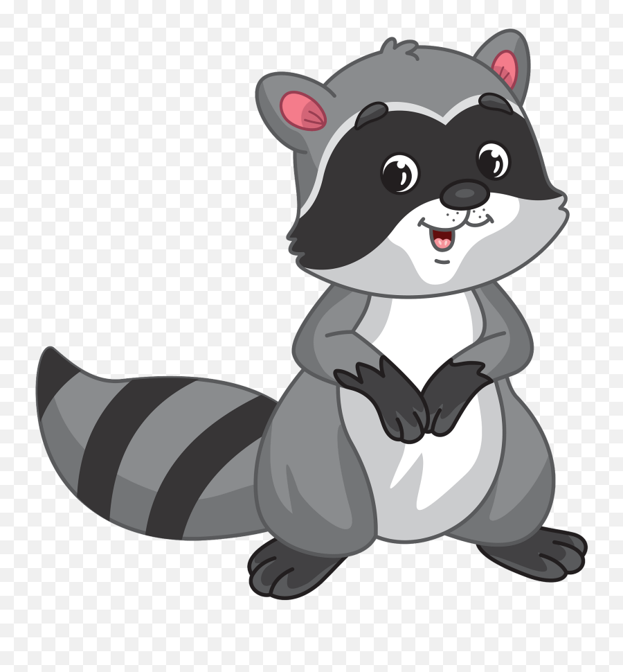 Raccoon Clipart - Raccoon Clipart Transparent Emoji,Racoon Emoji