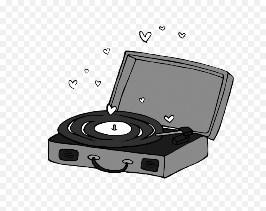 The Five Best Love Songs From The Past - Clip Art Record Player Transparent Emoji,About Best Of My Love - Emotions Song