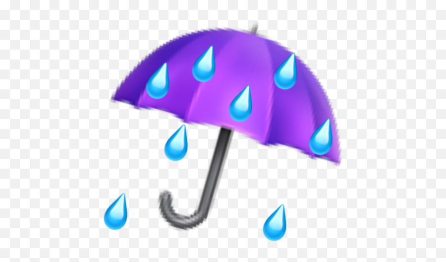 Emoji Umbrella Rain Purple Sticker By Dex - Girly,Rain Emoji