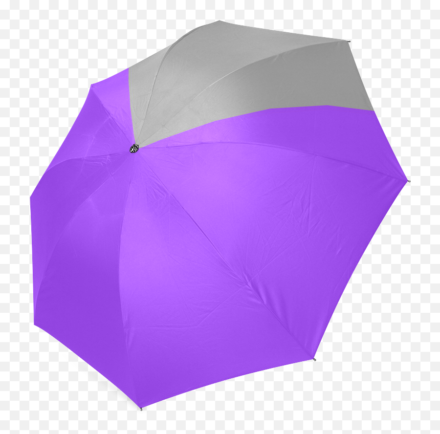 Retro In Purple Neon Foldable Umbrella - Girly Emoji,Black Umbrella Emoticon