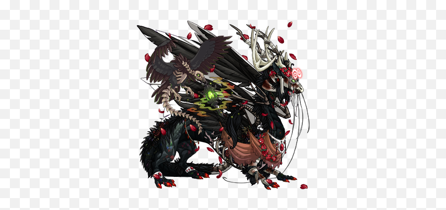 Show Me Dark Scary Gorey Dragons Dragon Share Flight - Imperial Forest Dragon Emoji,Spooped Emoticon