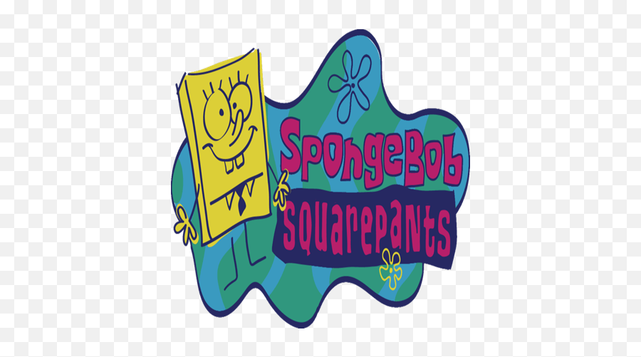 Old Spongebob Logo - Logodix Happy Emoji,Spongebob Picture Comment Text Emoticon
