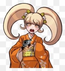 Danganronpa Hiyoko With Gun Sticker Emoji,Danganronpa Emojis Copy And Paste