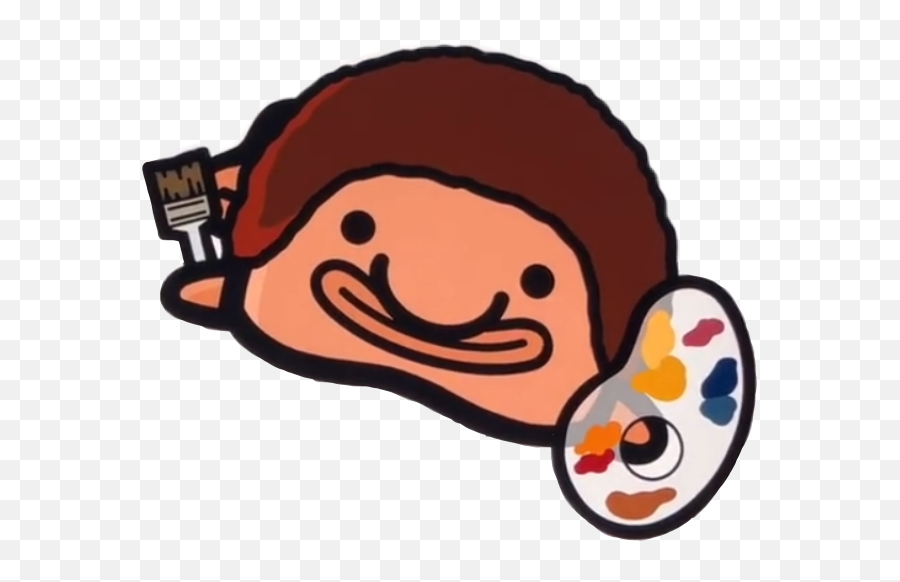 Itskindacute Bob Ross No - Bob Ross Blob Fish Emoji,Bob Ross Meme ...