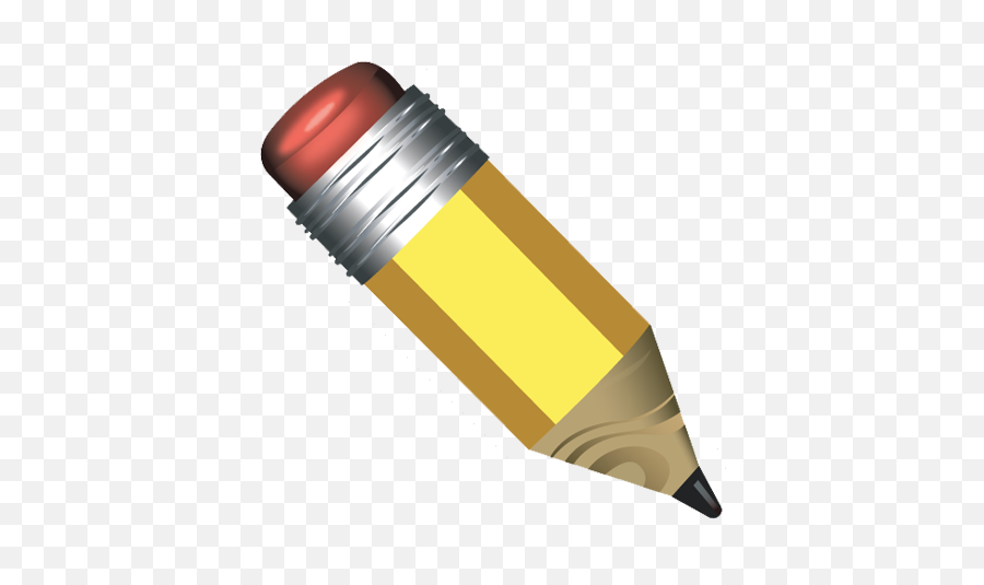 Yellow Pencil Png - Recent Comments Emoji De Libreta Png Marking Tool,Pizza Emoji Pillow