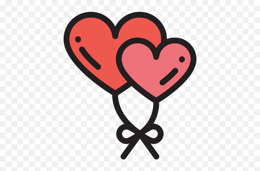Balloons Love Hearts Free Icon Of Wedding - Heart Break Broken Heart Shape Emoji,Tv Diamond Money Heart Emoji Wedding