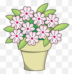 Plant Potted Flower Clip Art Free Image - Floral Emoji,Plants Emotions Art