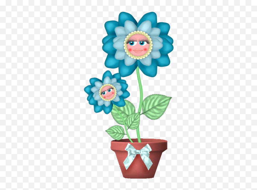Flower Art Flower Clipart - Floral Emoji,Plant, Emotions, Clipart