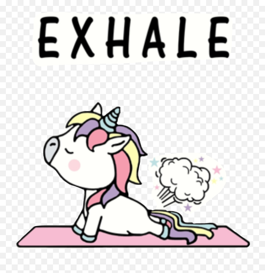 The Most Edited Funny Edits Picsart - Unicorn Yoga Exhale Emoji,Ranita Whatsapp Emoticon