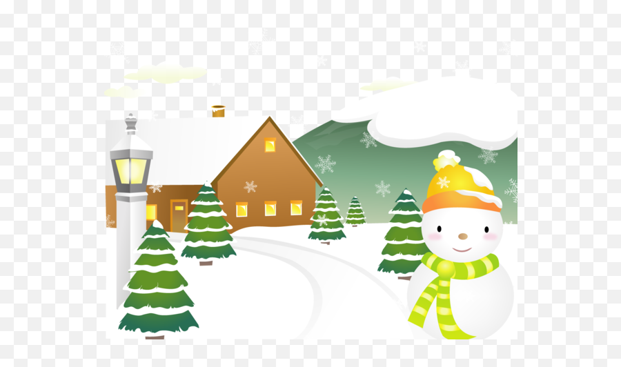 Winter Snow Christmas Tree Snowman Fir For Christmas - 1292x972 New Year Tree Emoji,Christmas Tree Emoticon