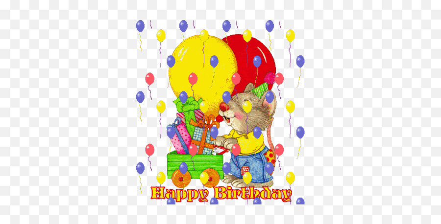 Happy Birthday Gif By Gambarsur Photobucket Happy - Animated Happy 8th Birthday Gif Emoji,Happy Birthday Animated Emoticons