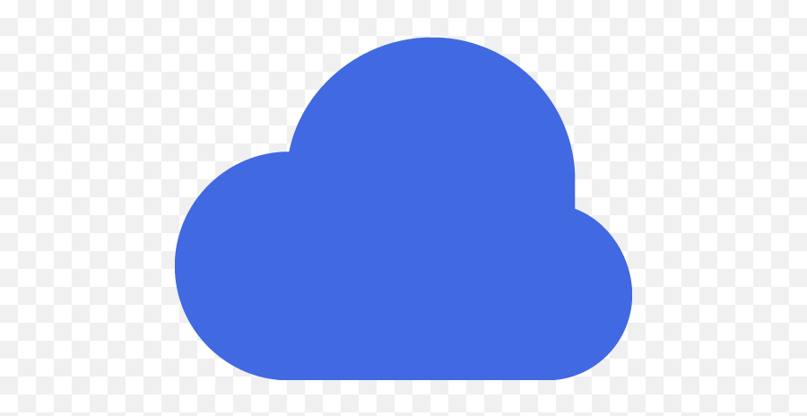 Royal Blue Cloud 7 Icon Emoji,Pink Heart Emoticon For Forums