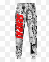Ahegao Aop Jogger U2013 Ecchi Hunters Emoji,100 Emoji Joggers For Kids