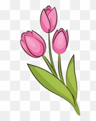 Tulips Clipart - Clip Art Library Emoji,What Is The New Tulip Shaped Emoji