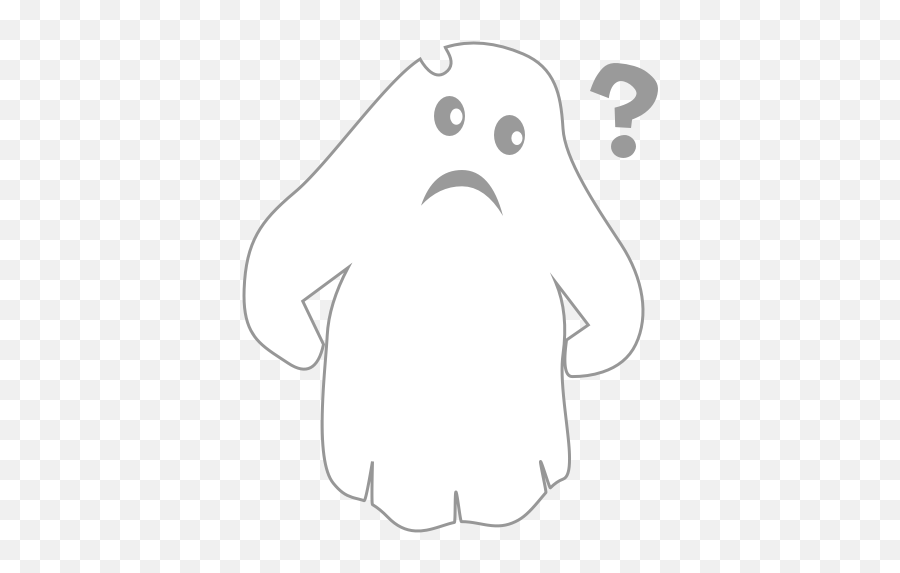 A Scary Ghost By Dani Hafid Emoji,Apple Emotions Clipart Scared
