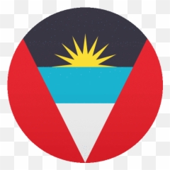 Antigua And Barbuda Flags Sticker - Antigua And Barbuda Emoji,Blue Red And Green Flag Emojis